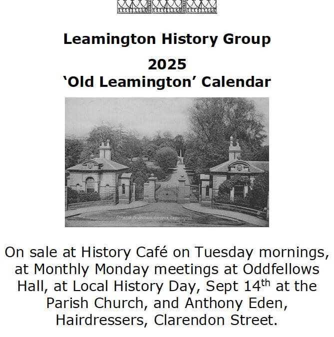 Leamington History Group Calendar 2025